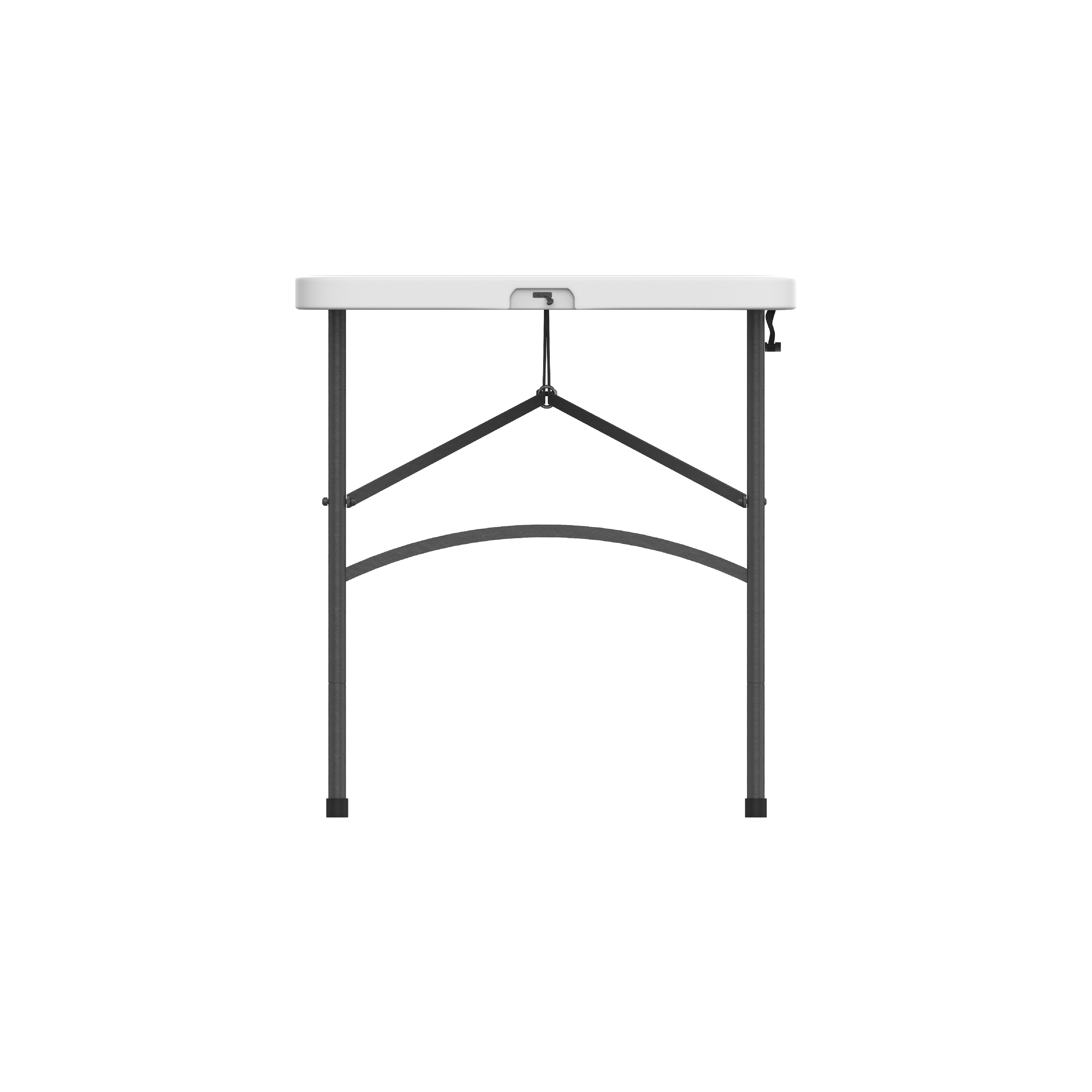 122 cm Folding Picnic Table with Steel Legs