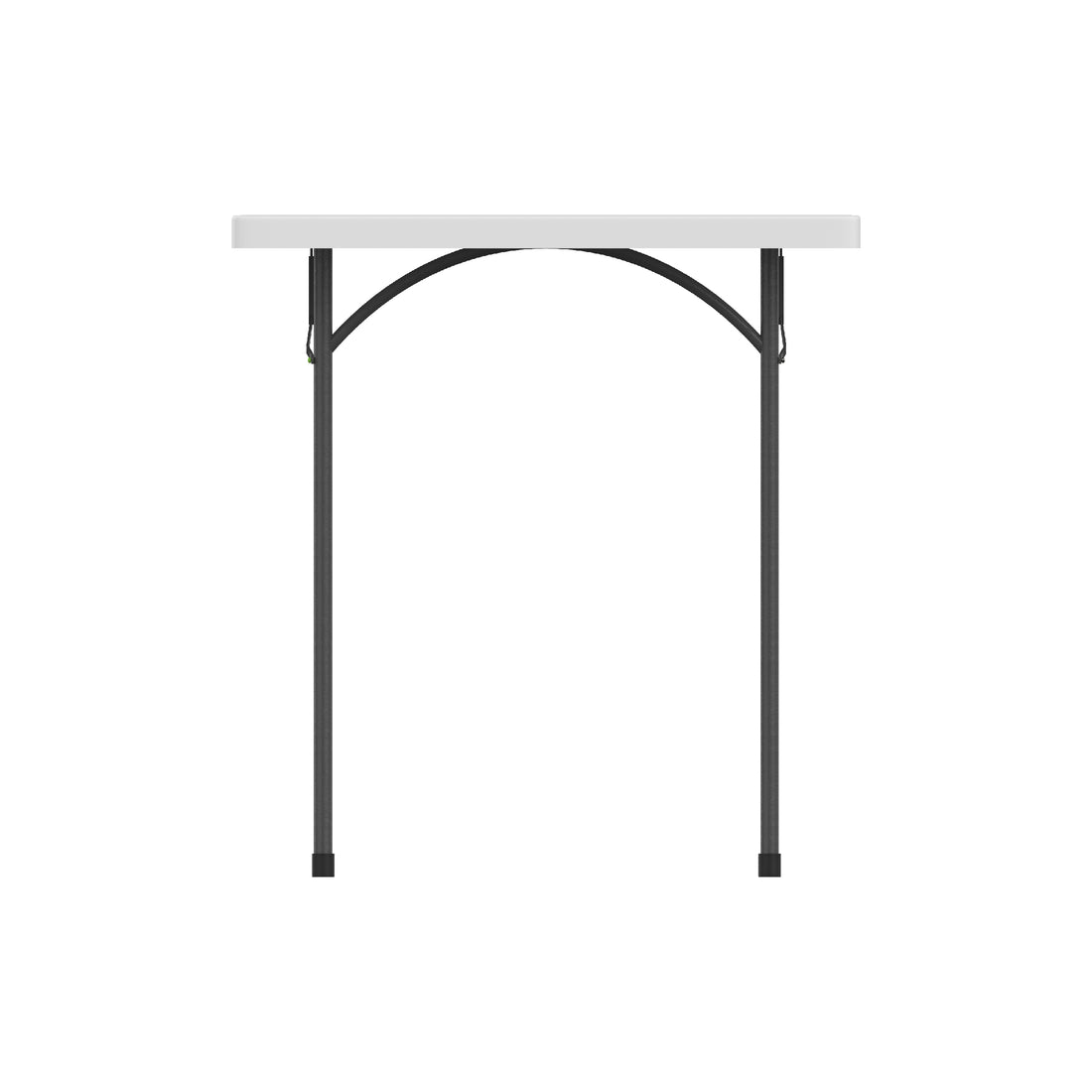 Square Folding Table with Steel Legs
