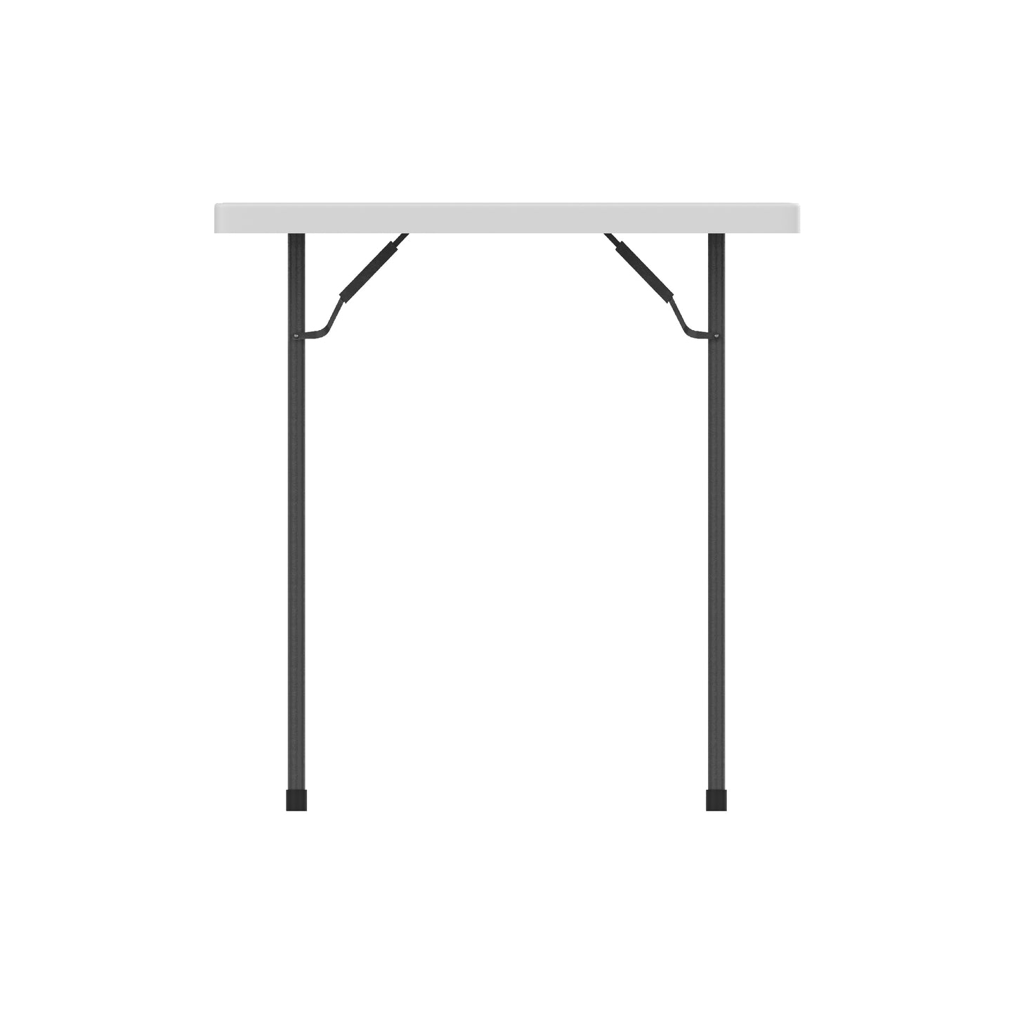 Square Folding Table with Steel Legs