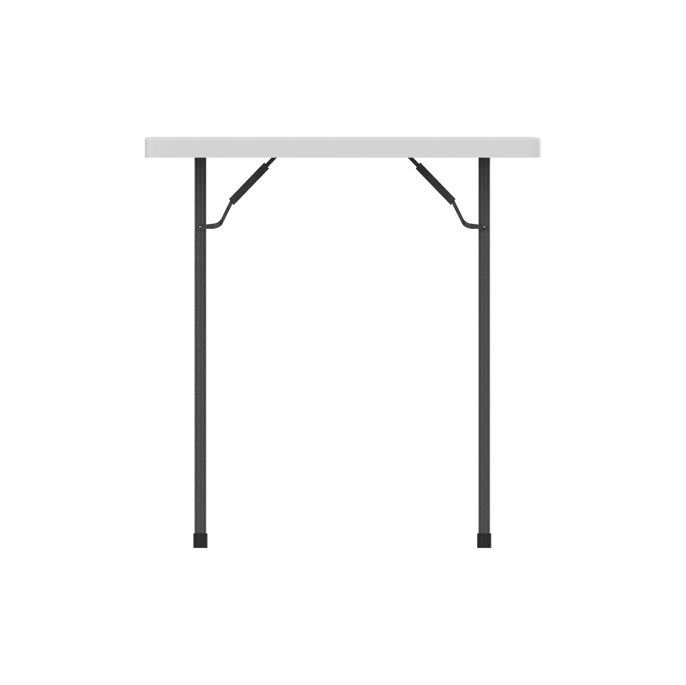 Square Folding Table with Steel Legs