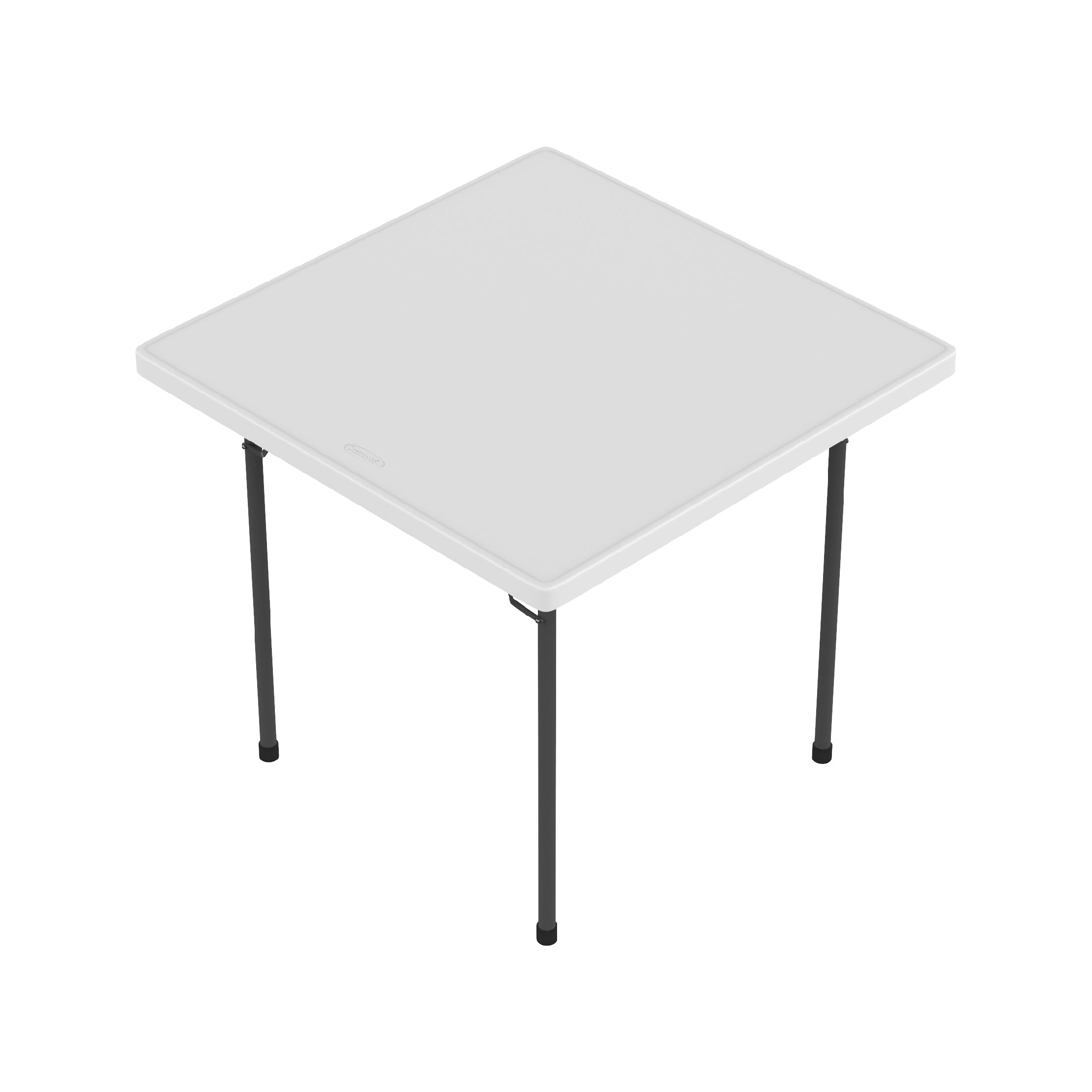 Square Folding Table with Steel Legs