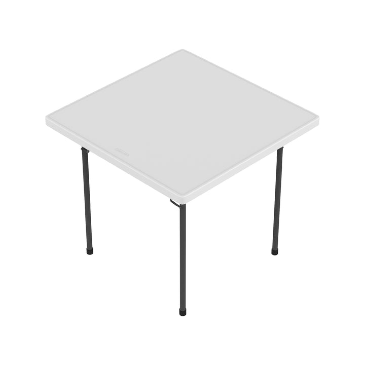 Square Folding Table with Steel Legs