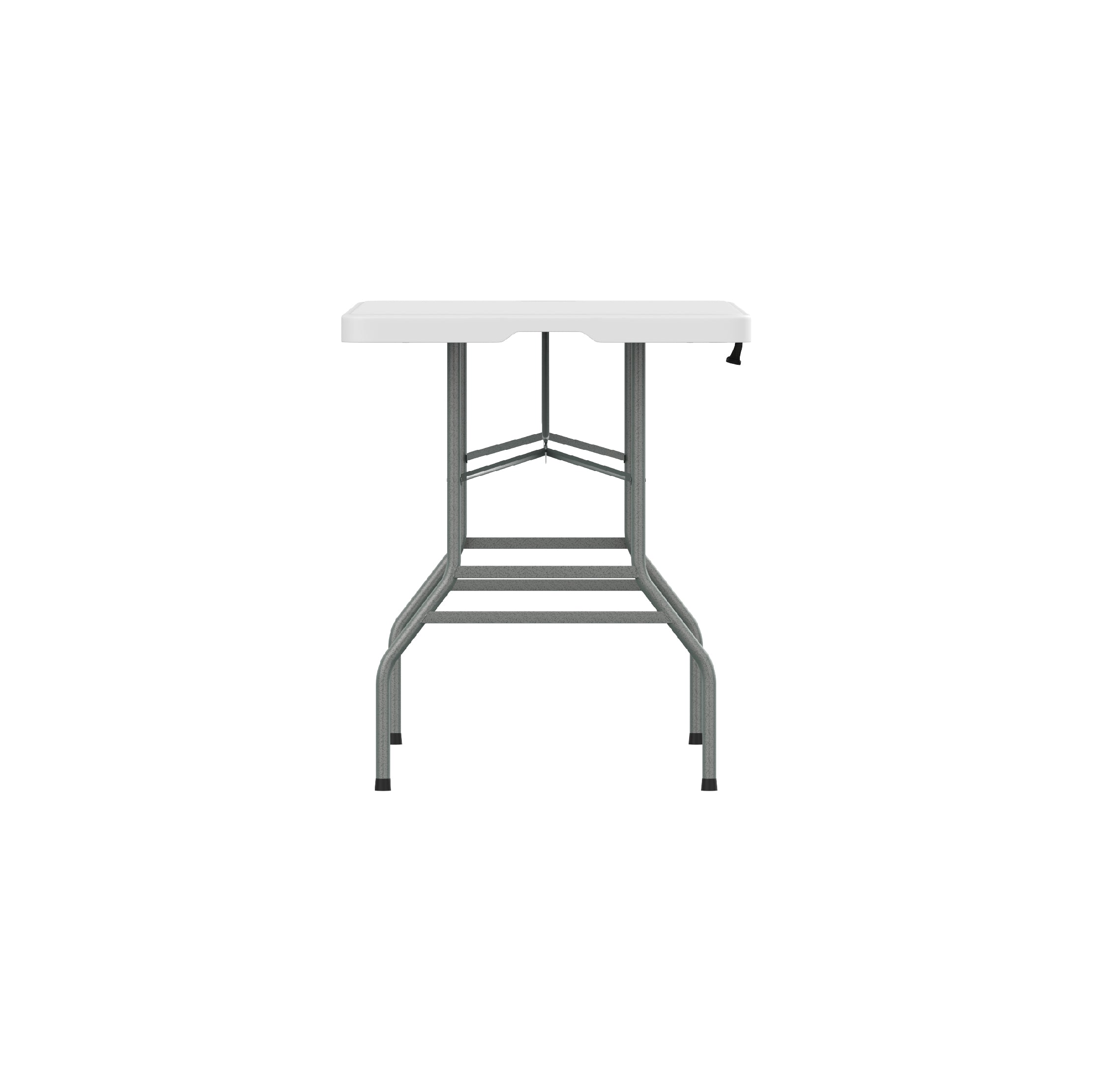 180 cm Folding Picnic Table with Steel Legs