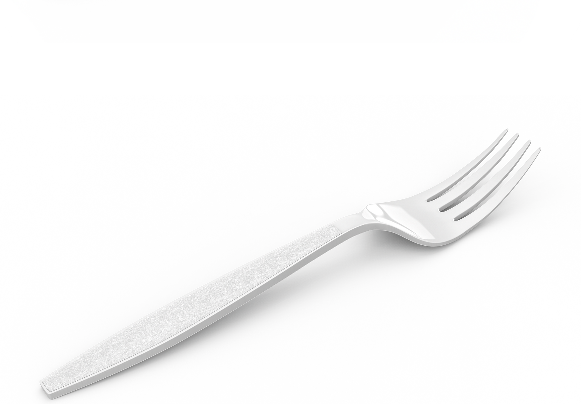 White Plastic Forks Pack of 50