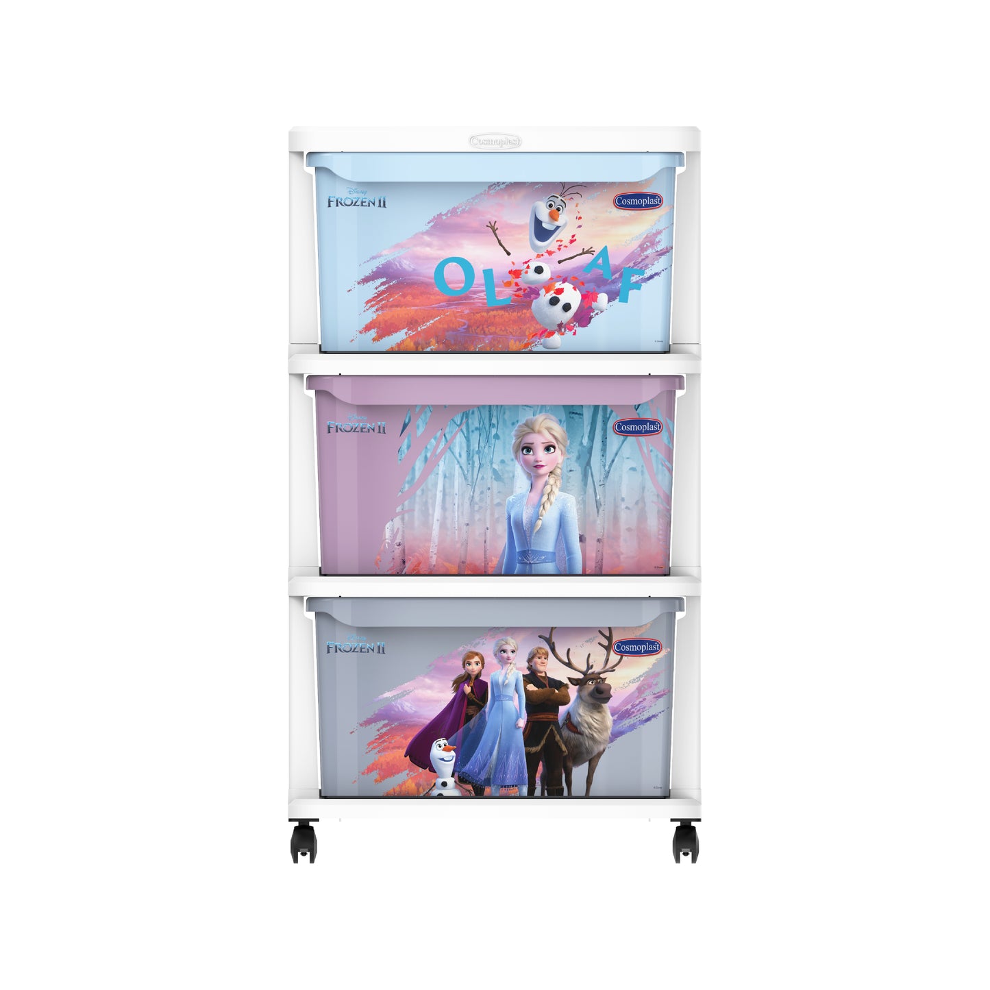 Disney Frozen Multipurpose Storage Cabinet 3 with Wheels