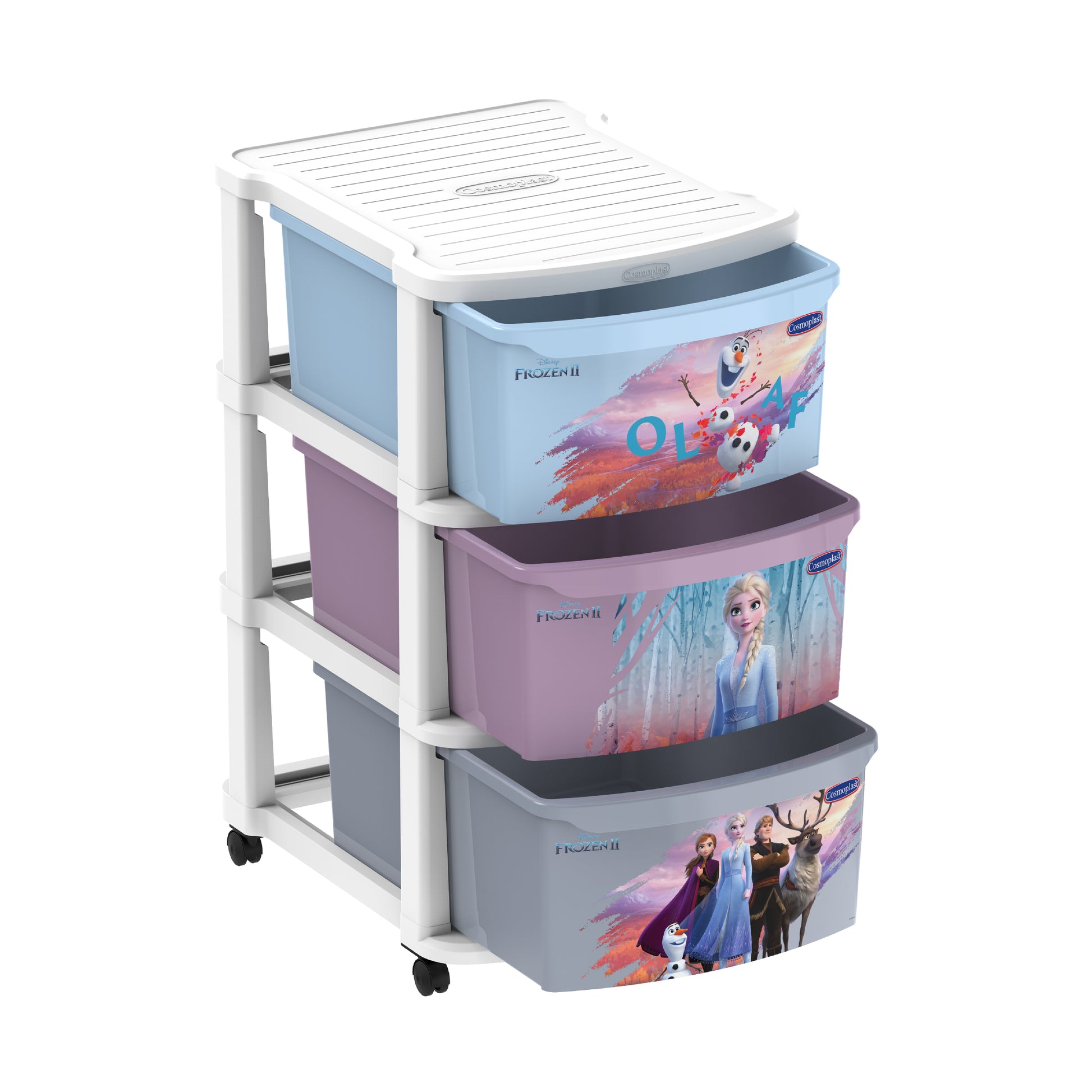 Disney Frozen Multipurpose Storage Cabinet 3 with Wheels