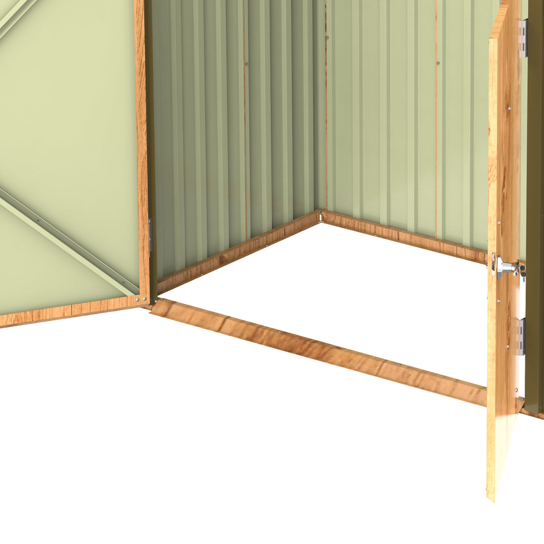 1420L Small Storage Shed with Flat Lid
