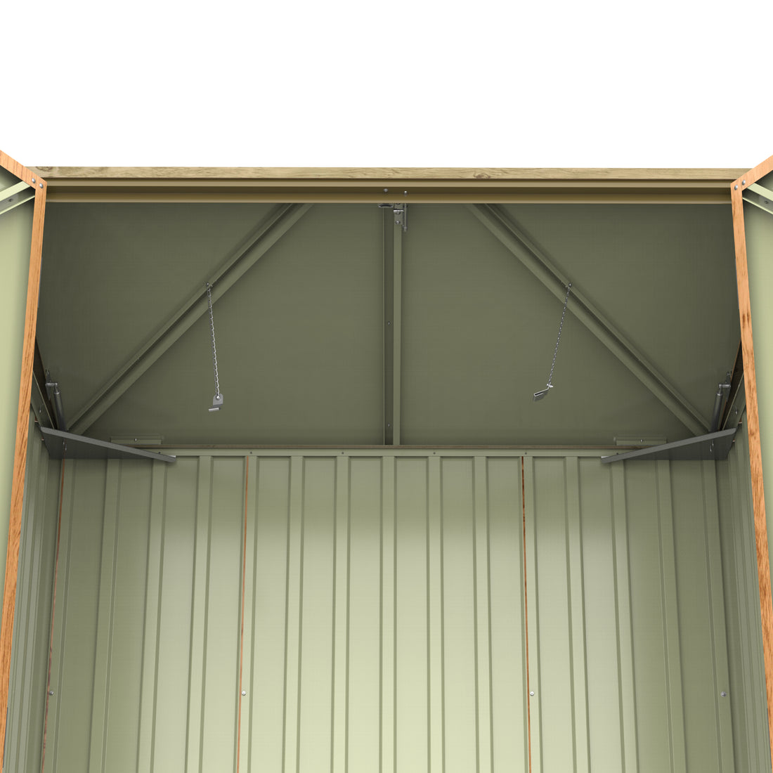 1420L Small Storage Shed with Flat Lid