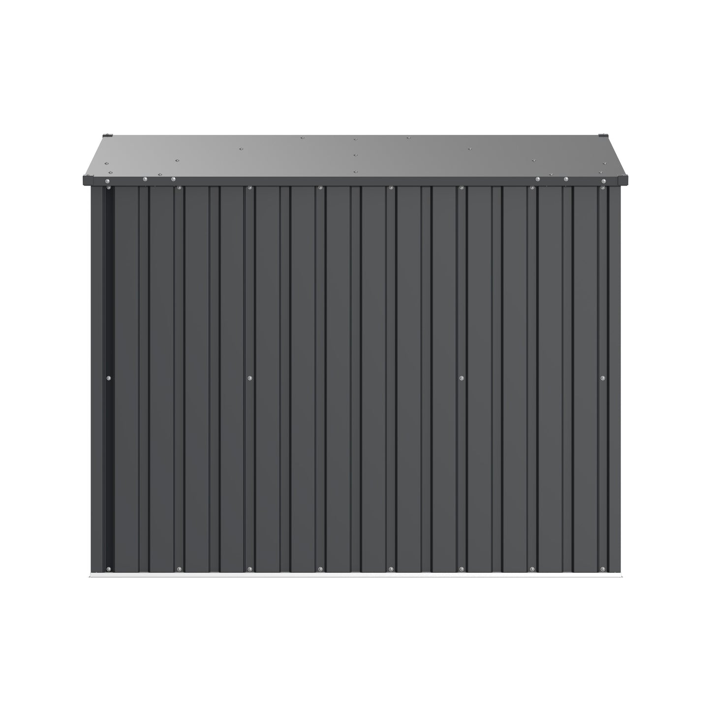 1420L Small Storage Steel Shed with Flat Lid