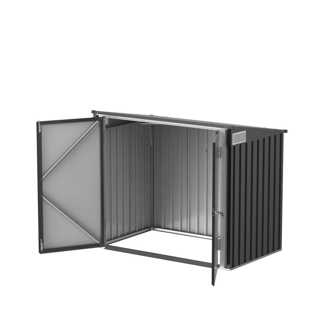 1420L Small Storage Shed with Flat Lid