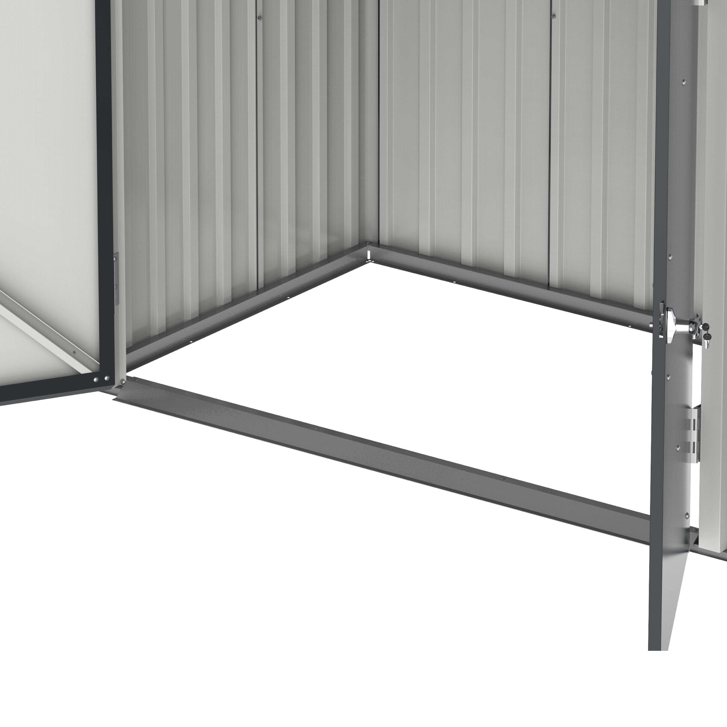 1420L Small Storage Shed with Flat Lid