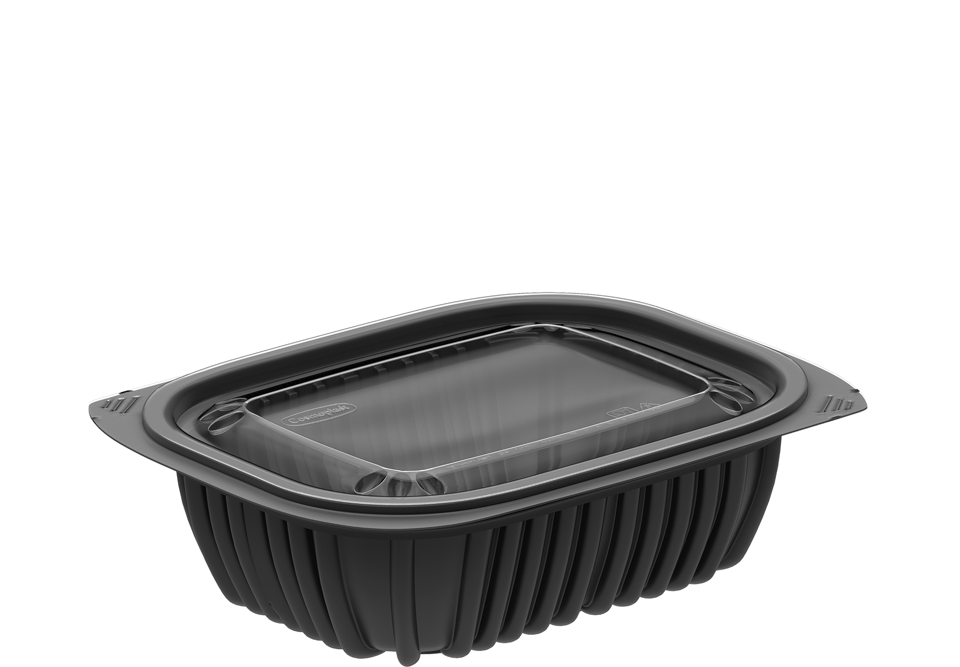 Black General Purpose Containers with Lids