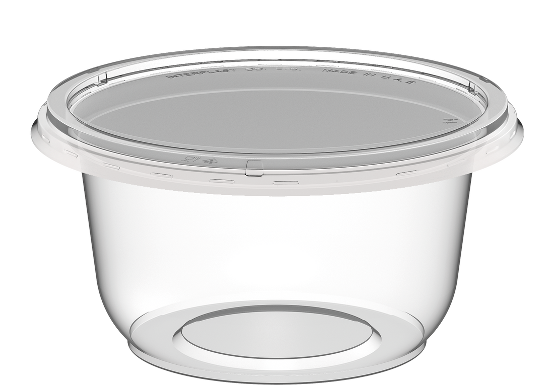 200 ml Plastic Clear Containers with Clear Lids