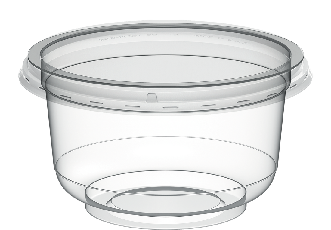 200 ml Plastic Clear Containers with Clear Lids