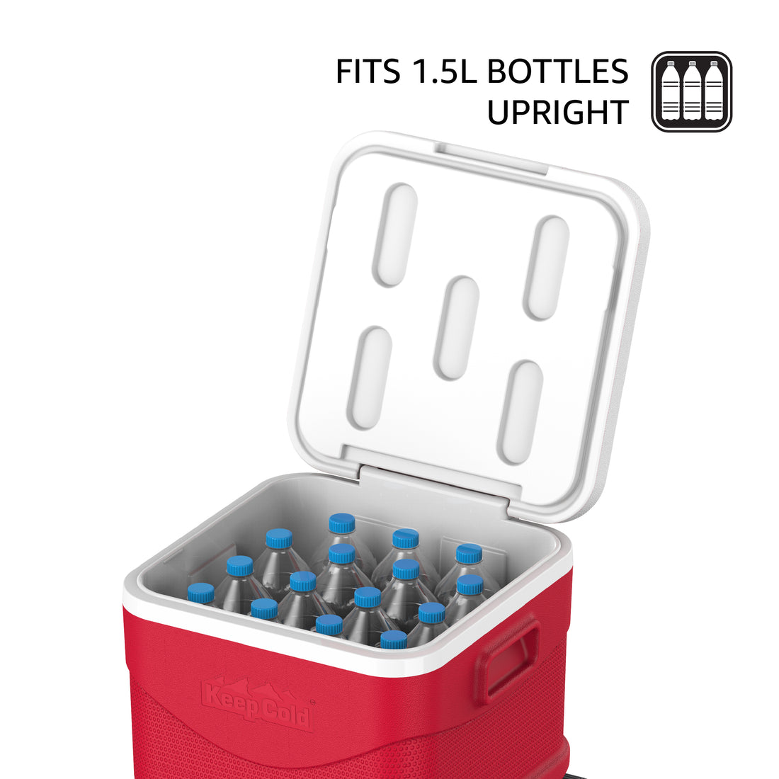 Cosmoplast 45L Icebox with Umbrella Holder