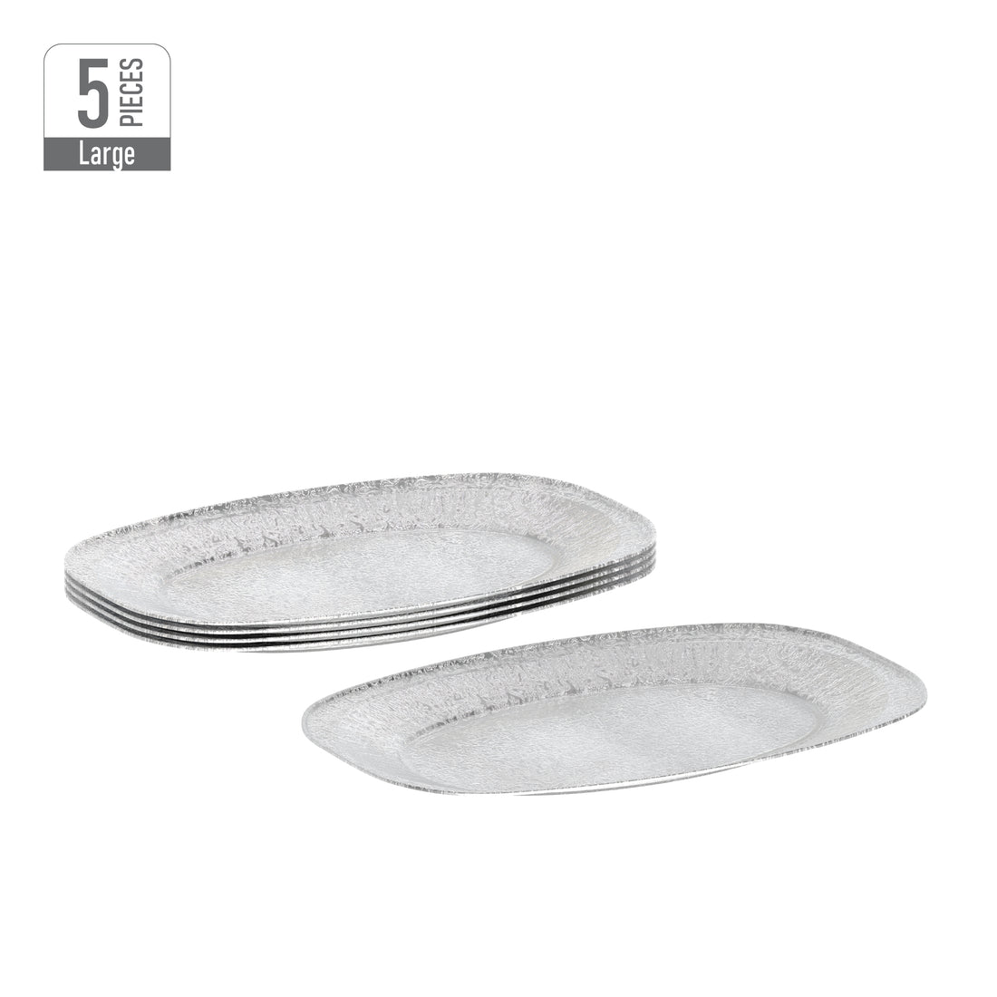 Large Aluminium Platter Pack of 5