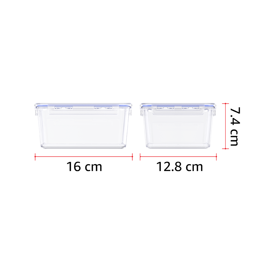 Lock2Go 900 ml Food Storage Containers with Lids