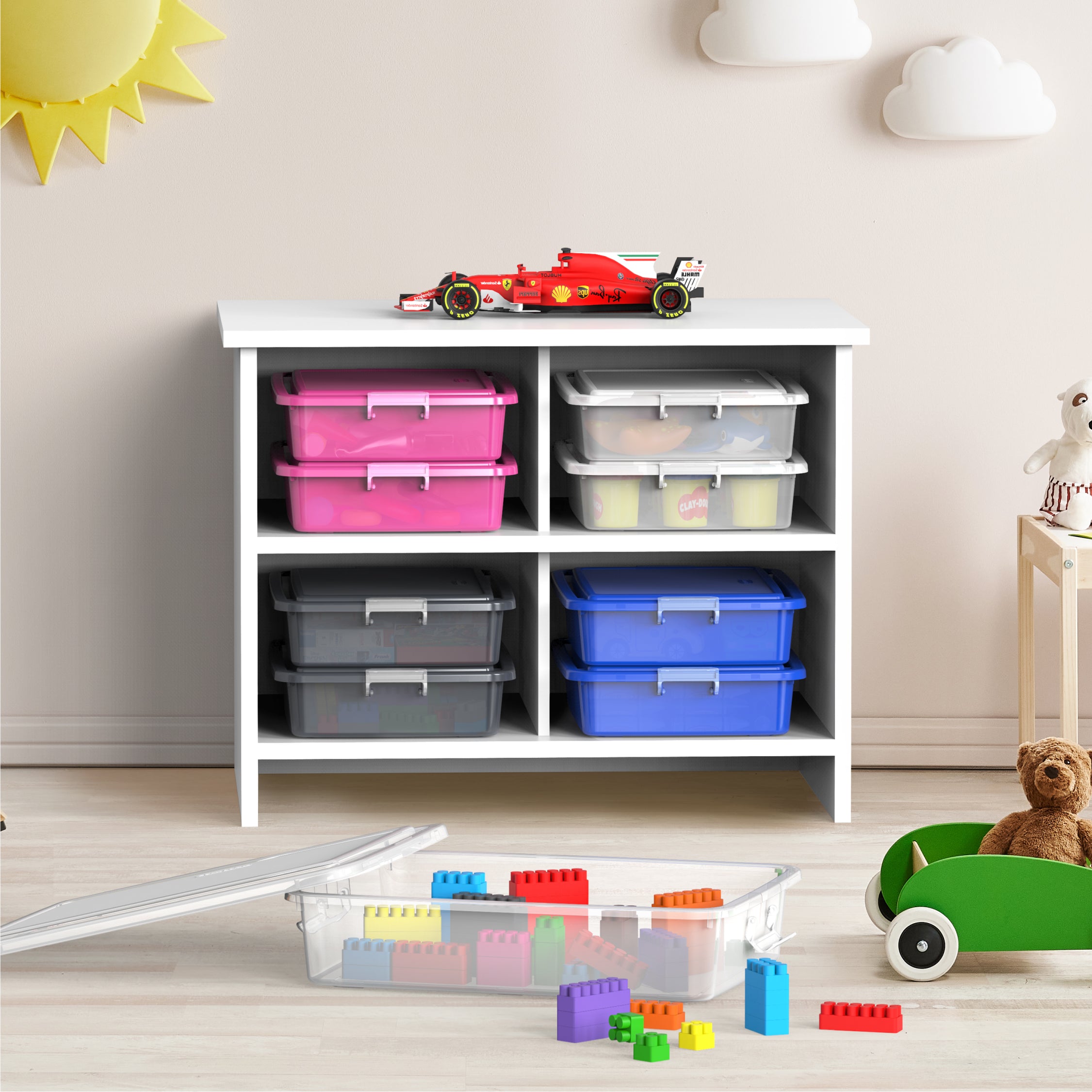 صندوق تخزين بلاستيكي 15 لتر