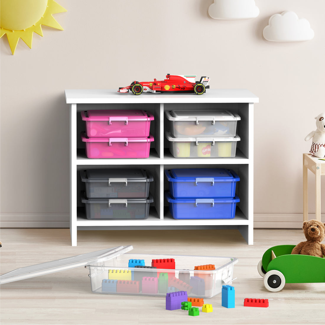 صندوق تخزين بلاستيكي 15 لتر