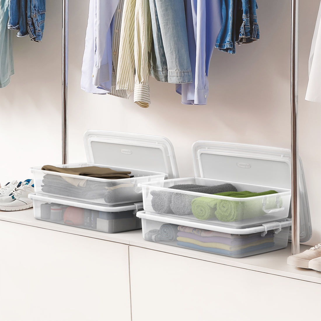 صندوق تخزين بلاستيكي 15 لتر