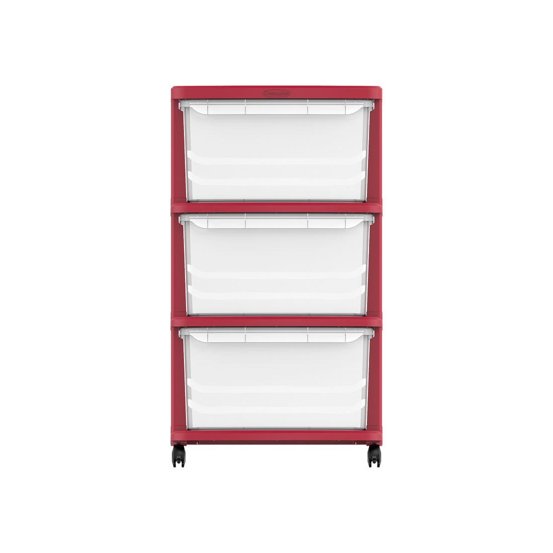 3 Tiers Multipurpose Storage Cabinet with Wheels