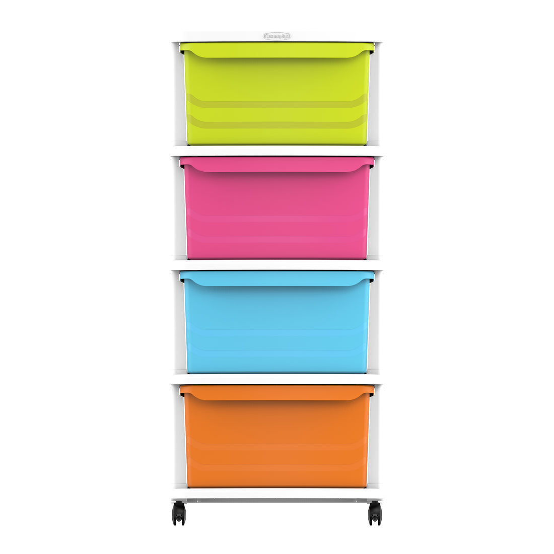4 Tiers Multipurpose Storage Cabinet with Wheels