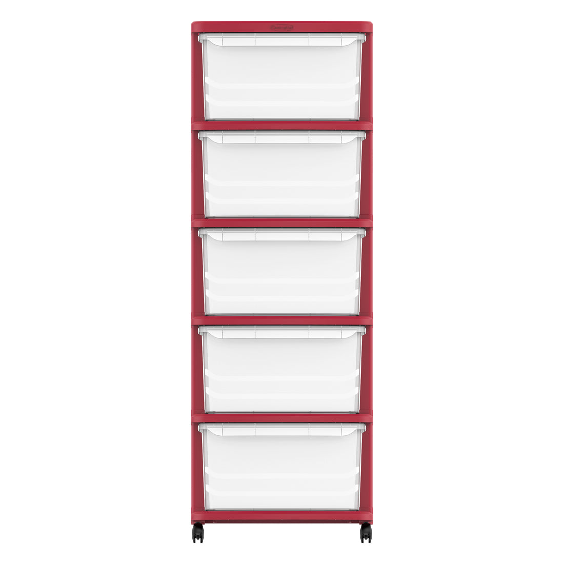 5 Tiers Multipurpose Storage Cabinet with Wheels