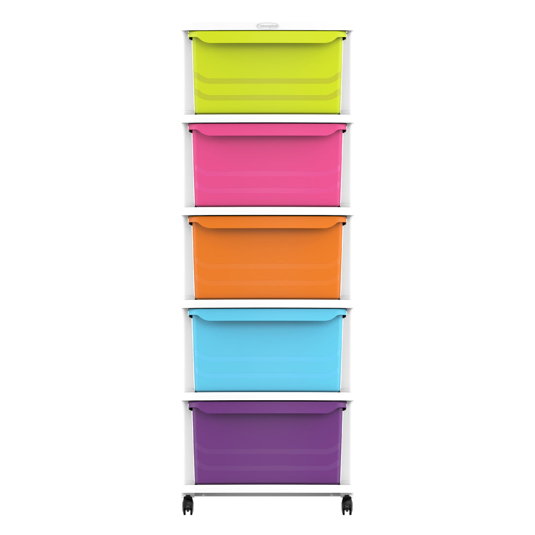 5 Tiers Multipurpose Storage Cabinet with Wheels