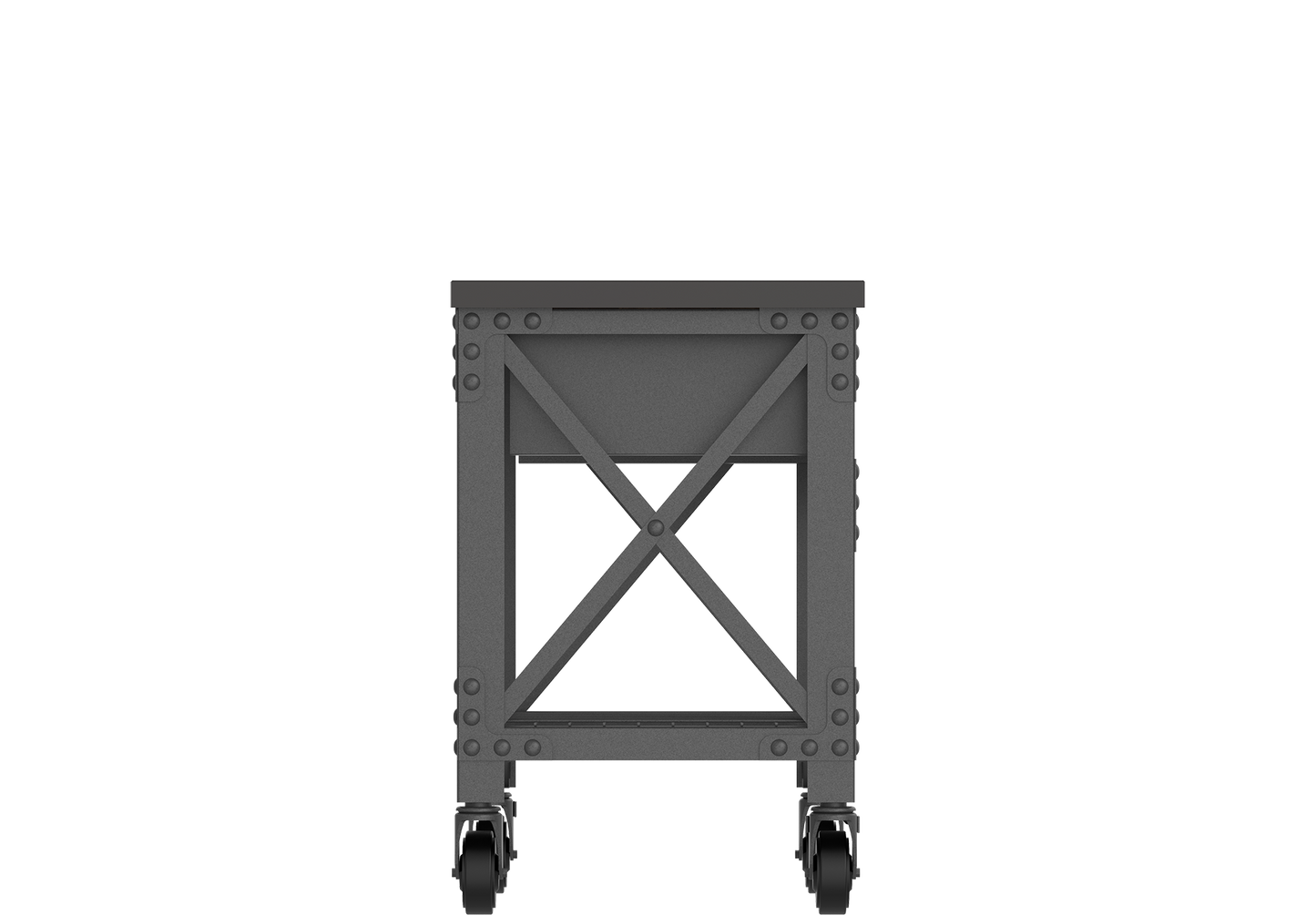 Workbench with Wheels & Steel Frame