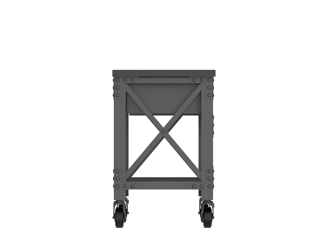 Workbench with Wheels & Steel Frame