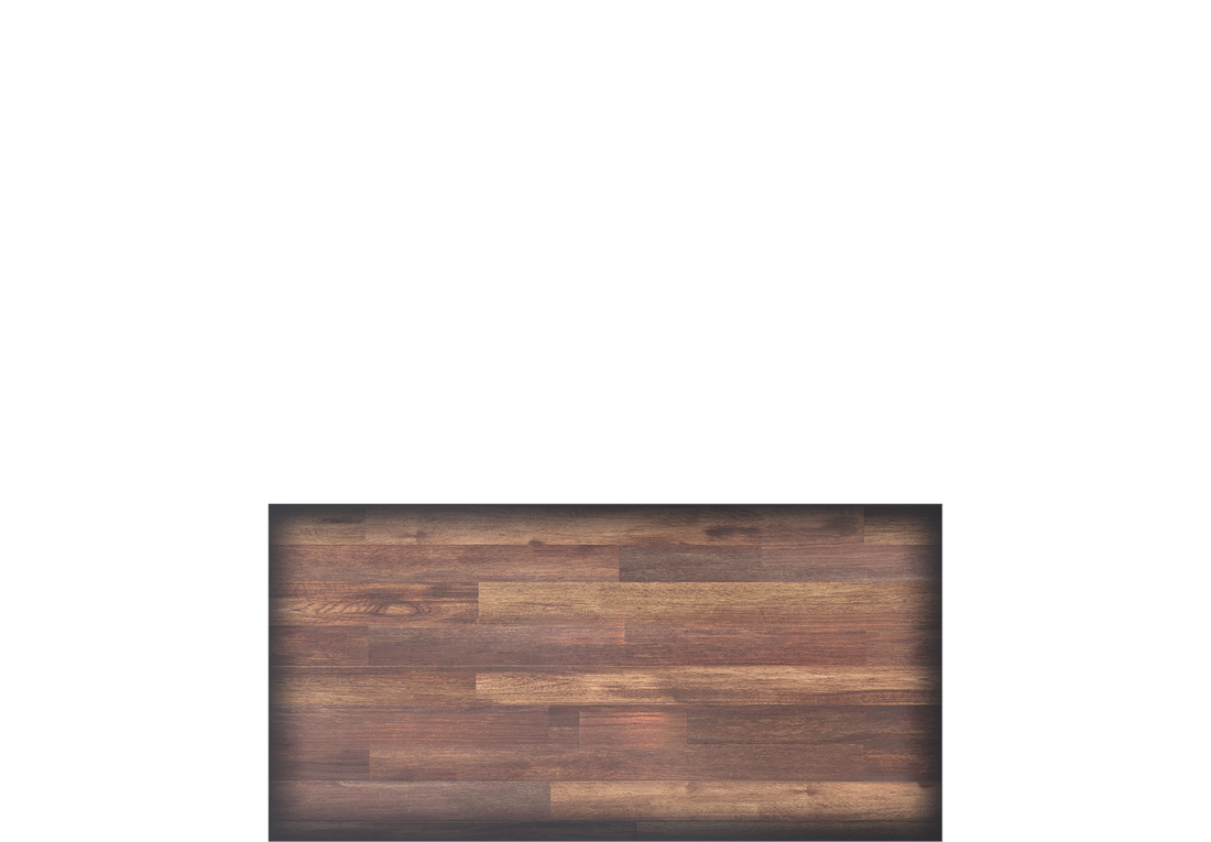 Wood Workbench with Wheels & Steel Frame