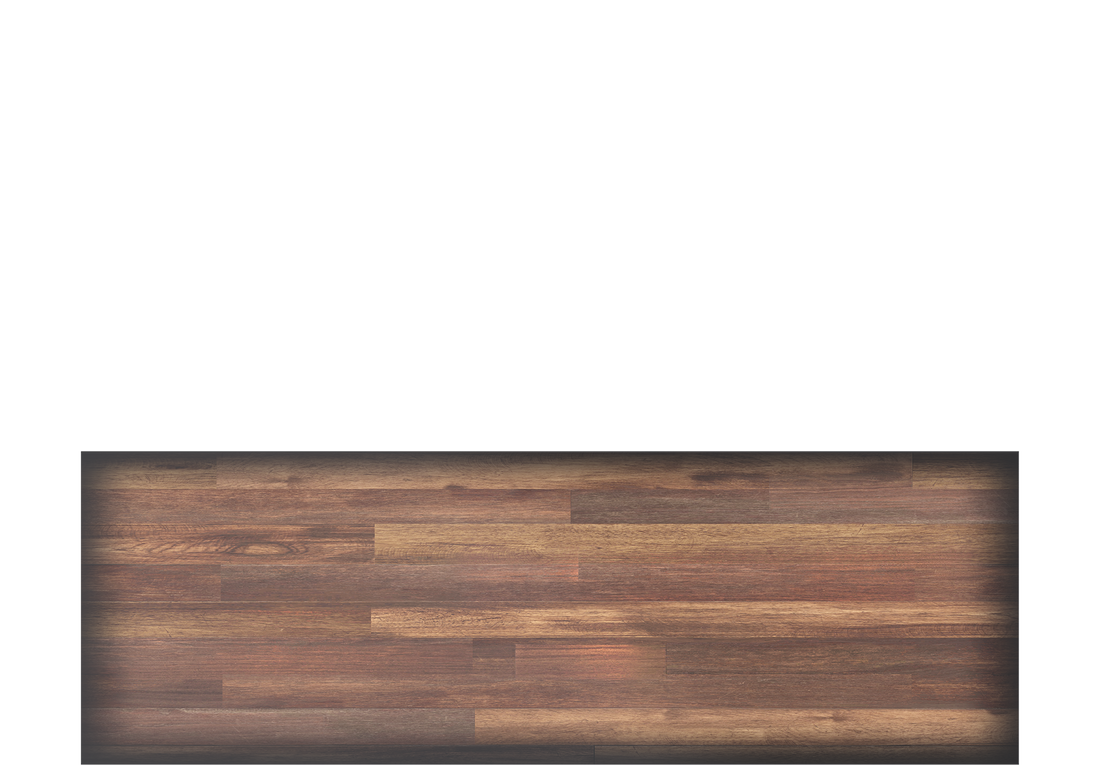 Wood Workbench with Wheels & Steel Frame