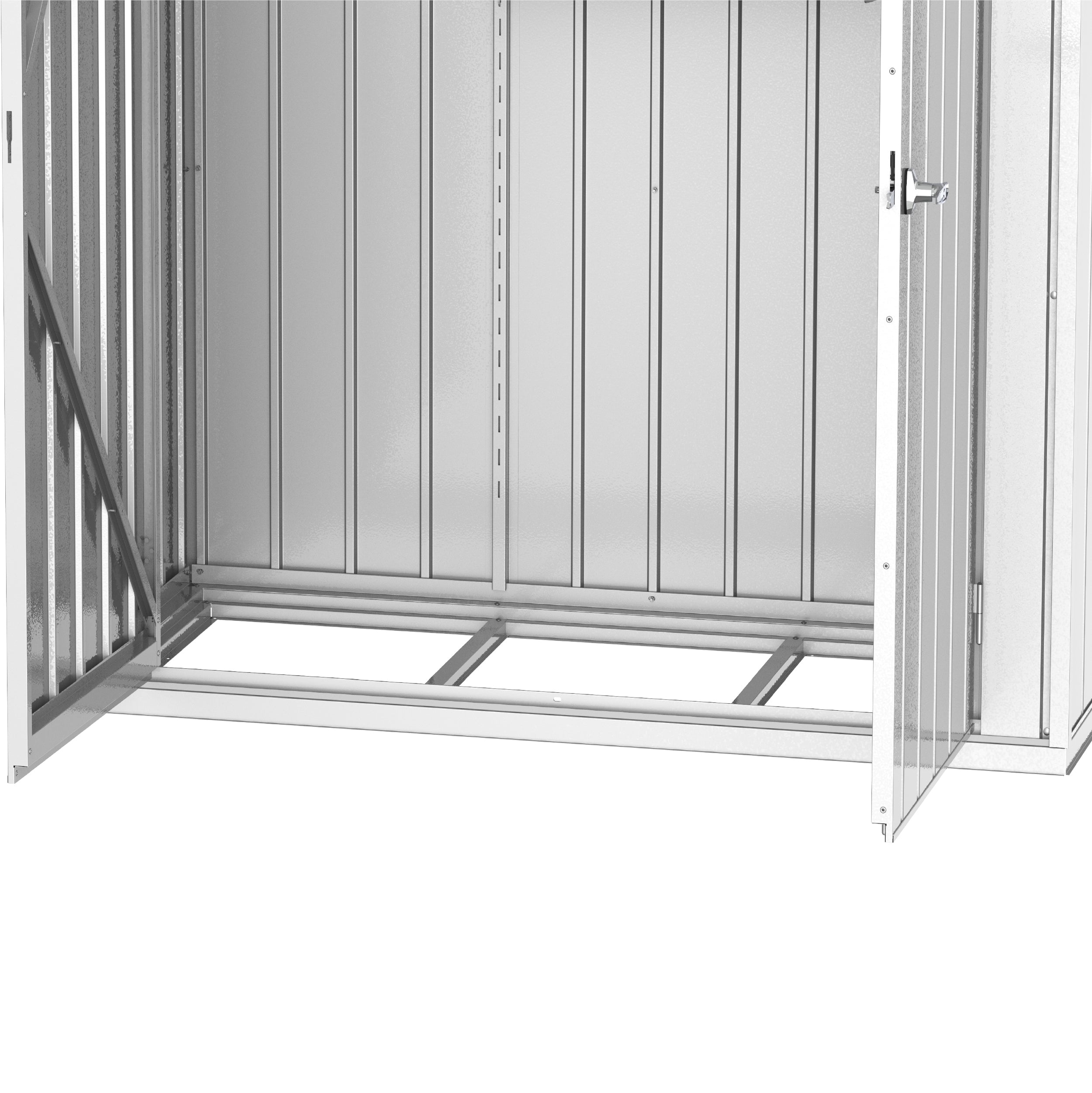 Palladium Steel High Store Lockers with Roof Garden Double Door Cabinets