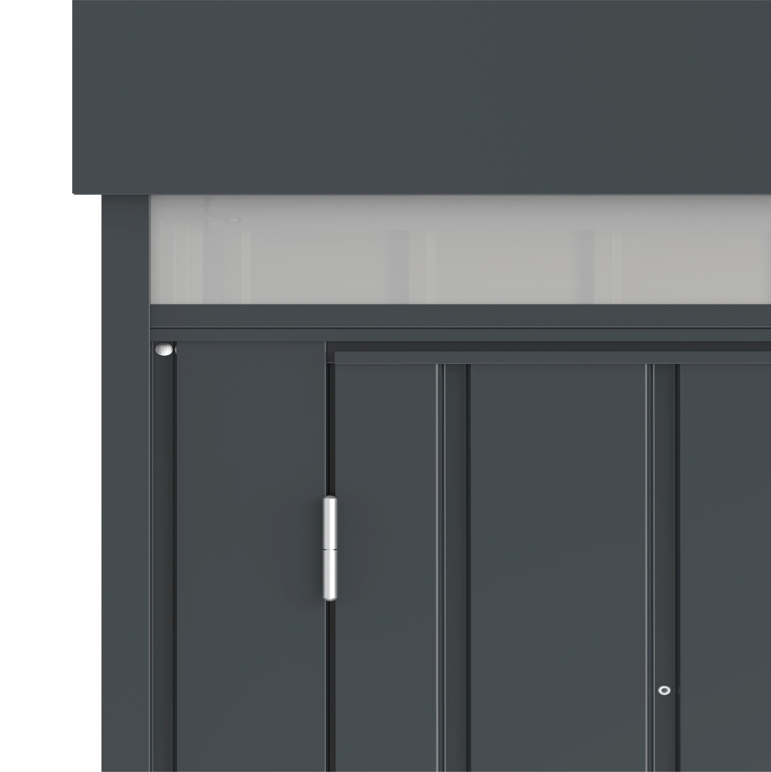 Palladium Steel High Store Lockers with Roof Garden Double Door Cabinets