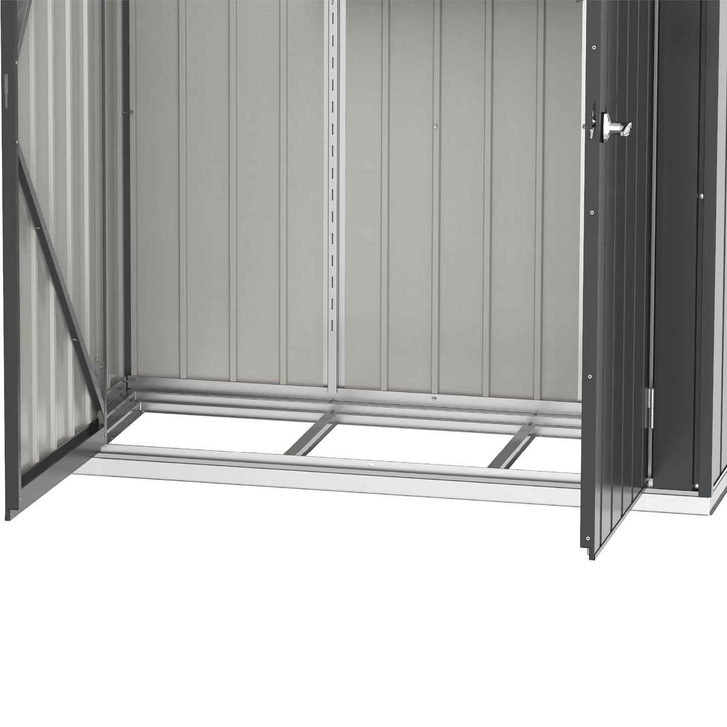 Palladium Steel High Store Lockers with Roof Garden Double Door Cabinets