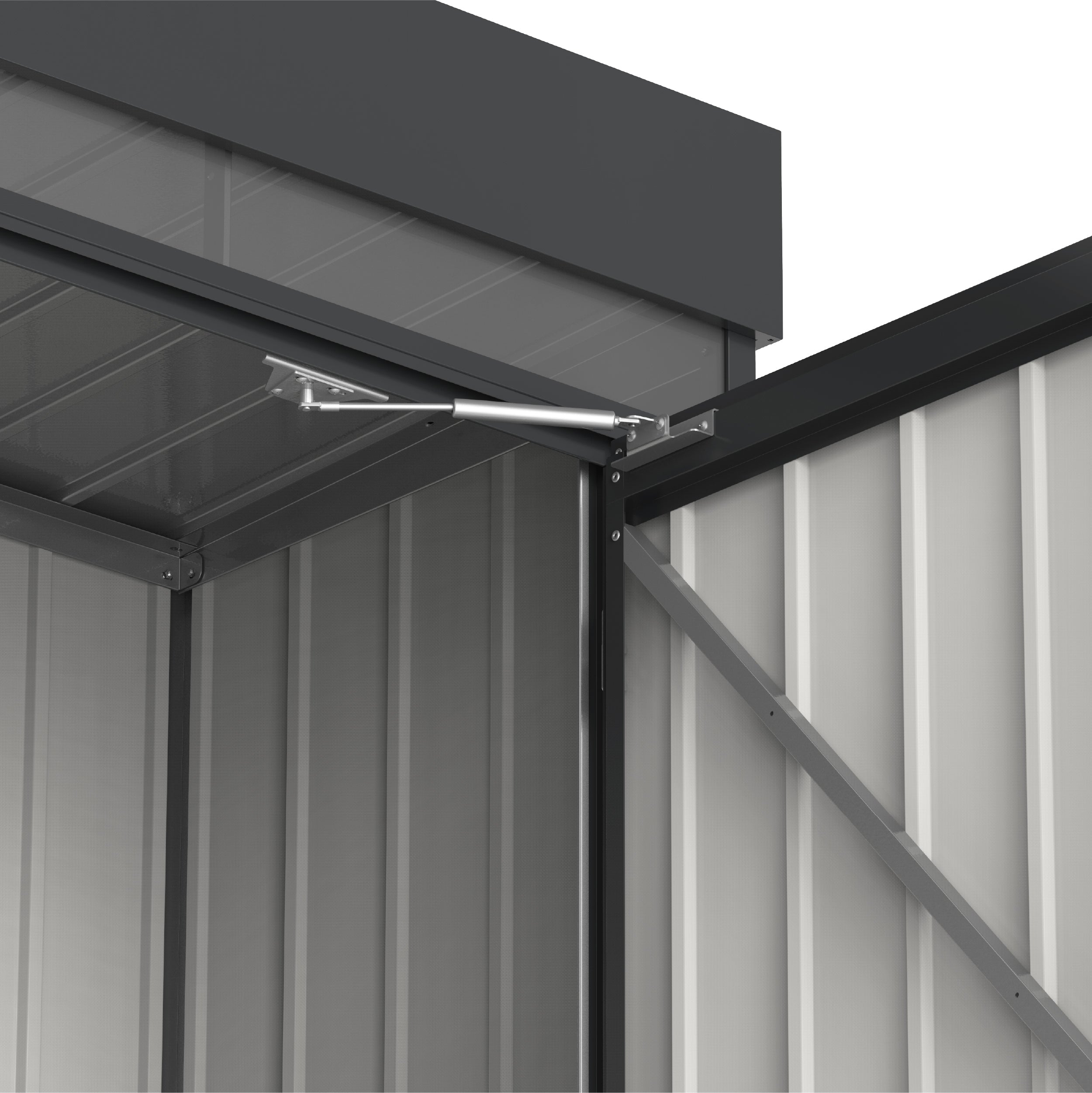 Palladium Steel High Store Lockers with Roof Garden Double Door Cabinets