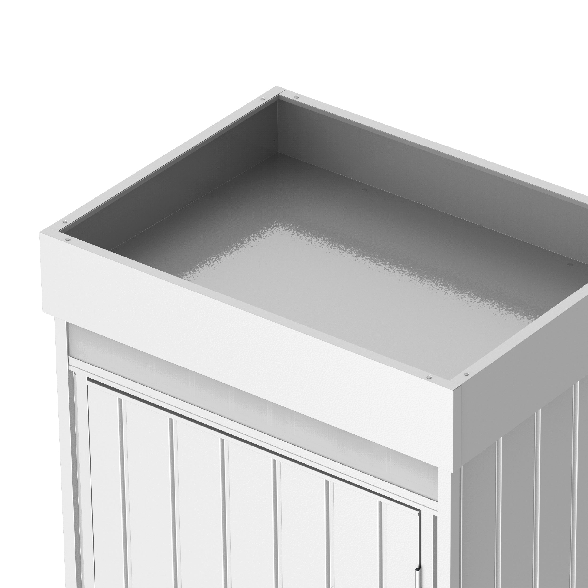 Palladium Steel High Store Lockers with Roof Garden Single Door Cabinets