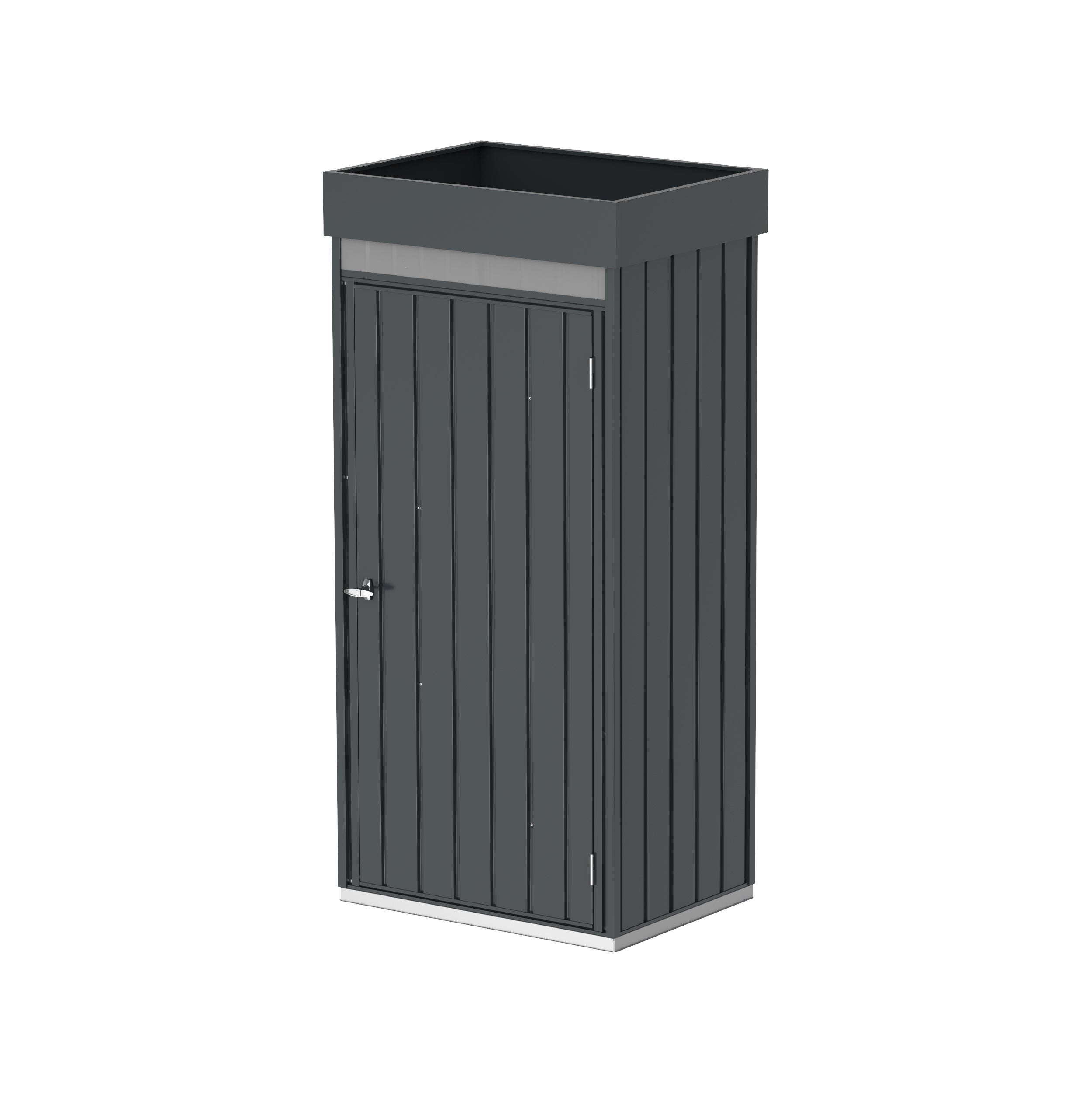 Palladium Steel High Store Lockers with Roof Garden Single Door Cabinets