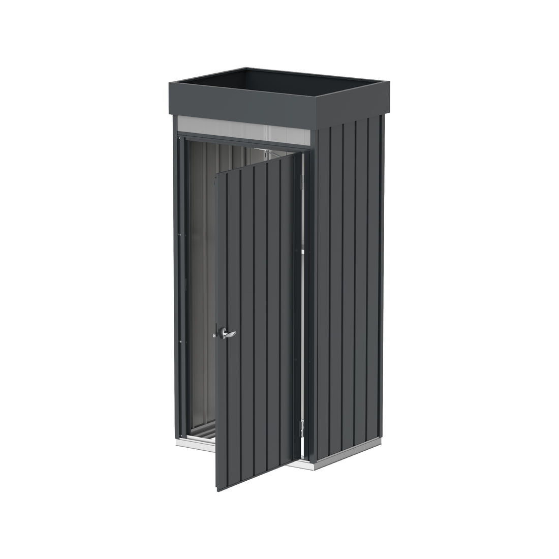 Palladium Steel High Store Lockers with Roof Garden Single Door Cabinets