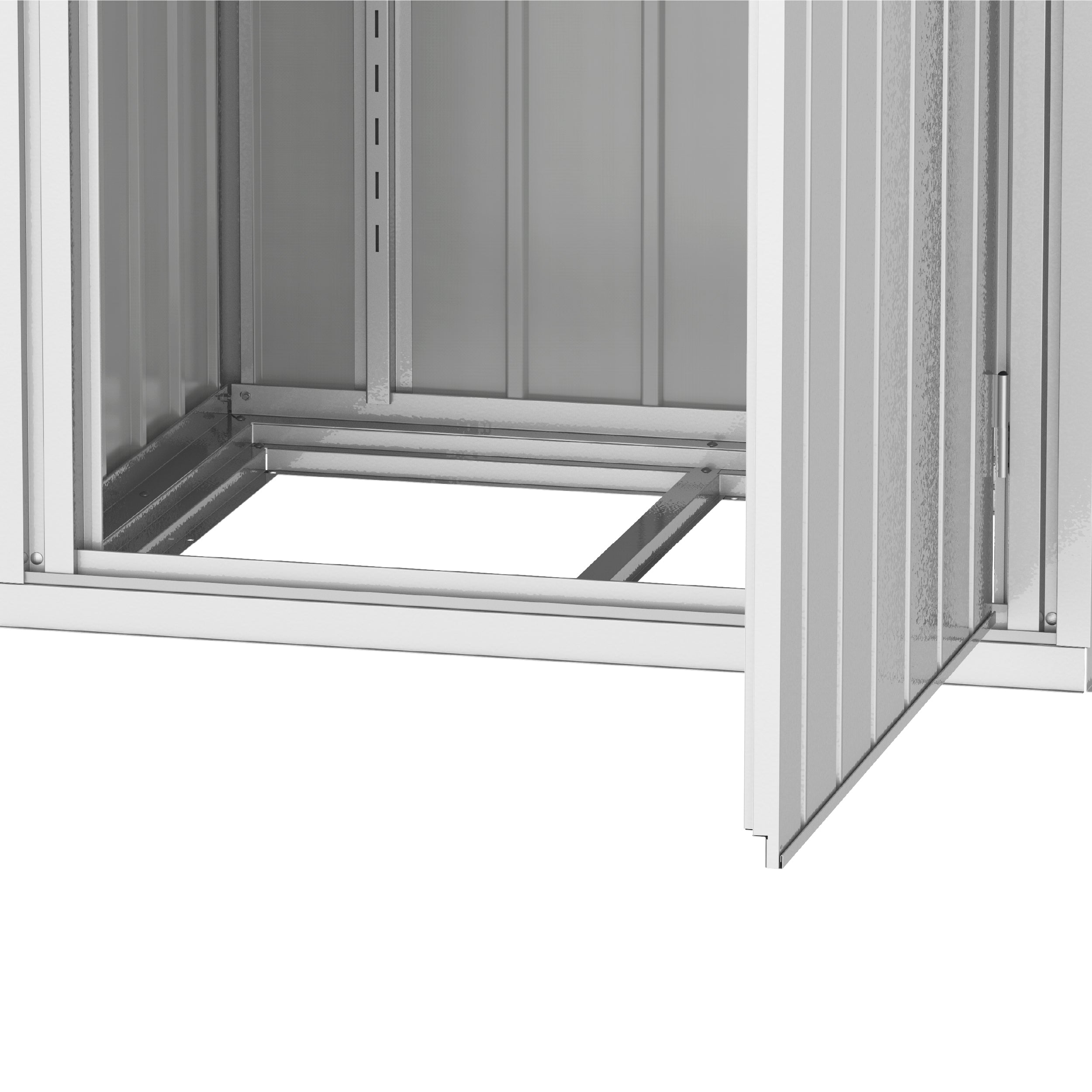 بالاديوم حديد خزانة عامودية مع باب واحد
