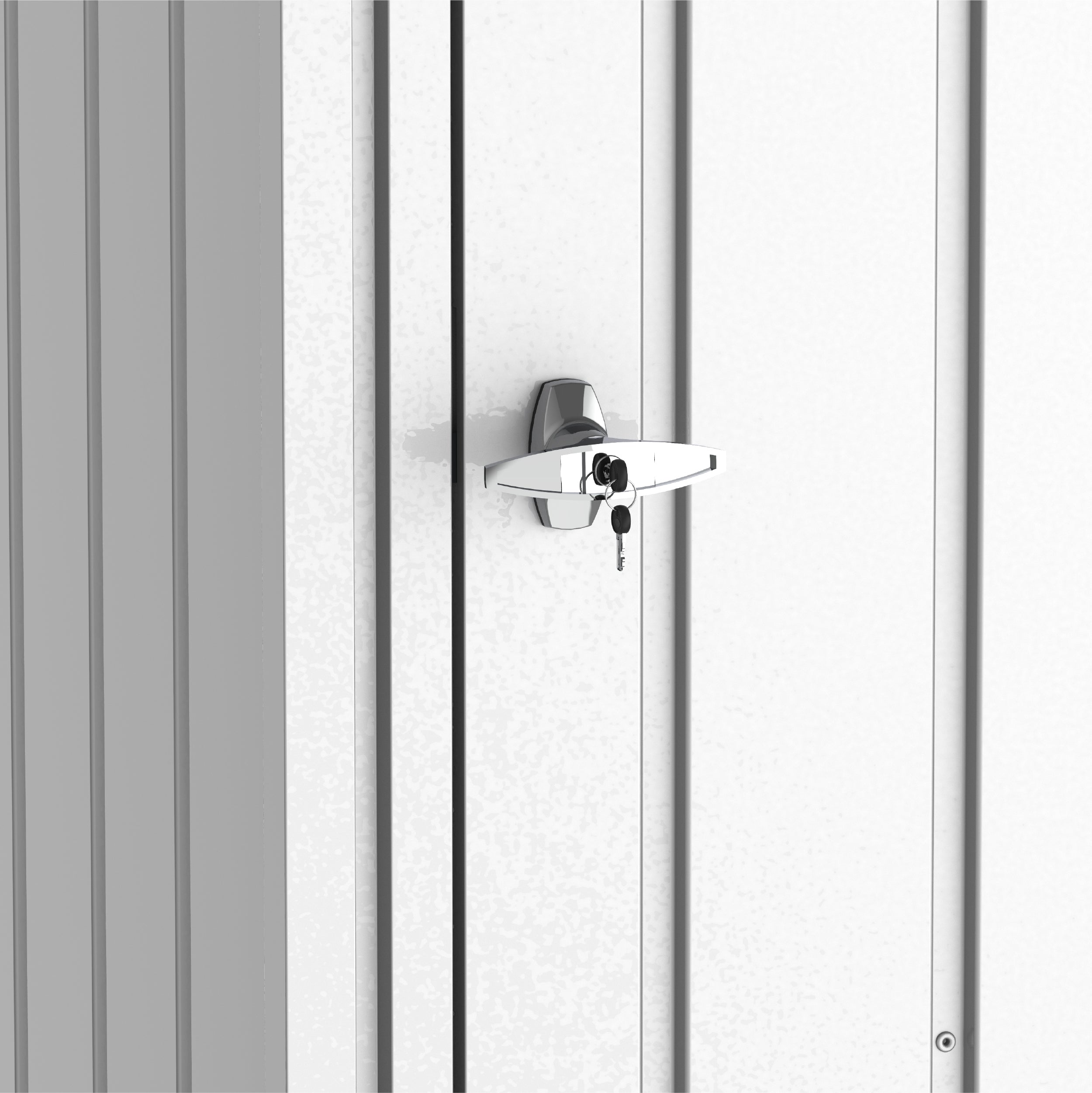 بالاديوم حديد خزانة عامودية مع باب واحد
