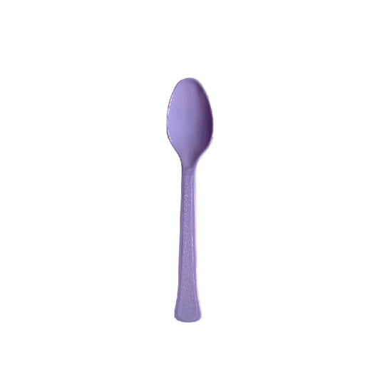 Frozen Purple Plastic Tablespoons Pack of 20