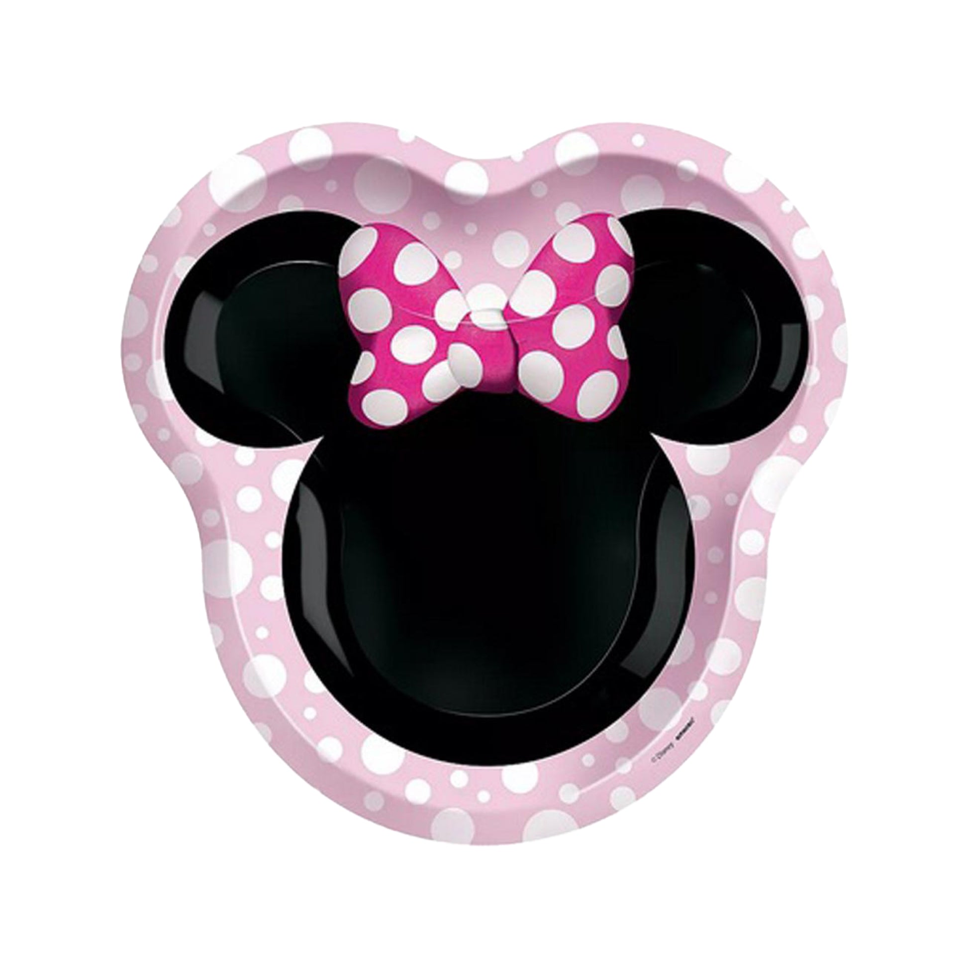 26 cm Minnie Mouse Head Paper Plates Pack of 8
