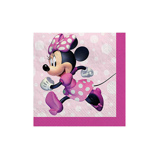 Minnie Mouse 33 cm Beverage Napkins Pack of 16
