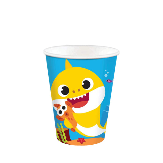 9 oz Baby Shark Paper Cups Pack of 8
