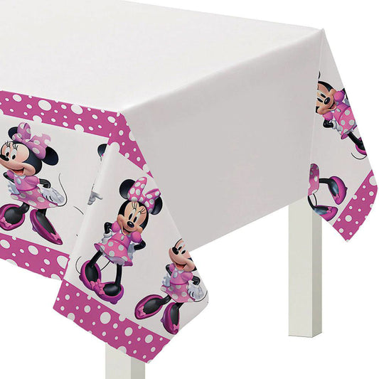 Minnie Mouse 137 x 244 cm Plastic Table Cover Pack of 1