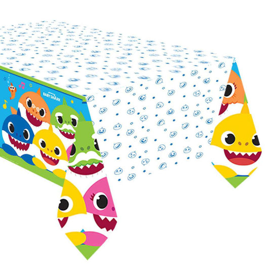 Baby Shark Rectangular Paper Table Cover Pack of 1