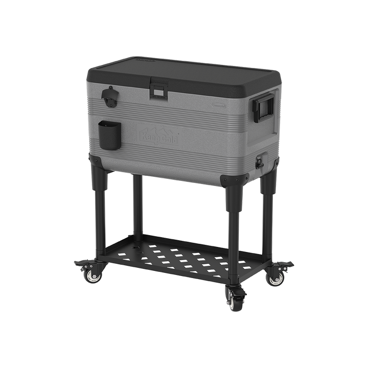 KeepCold  Icebox Cart with Wheels