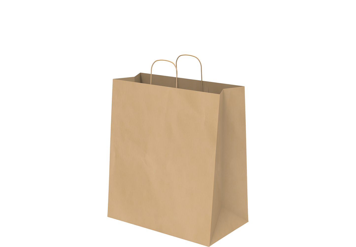 Products Shopping Paper Bags Plain Brown 31 x 35 x 18 cm