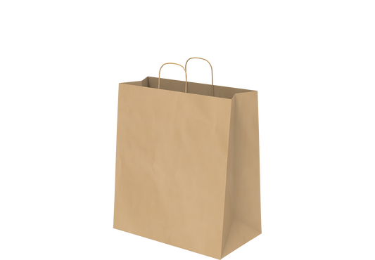 Products Shopping Paper Bags Plain Brown 31 x 35 x 18 cm